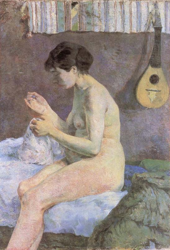 Paul Gauguin Study of a Nude Suzanne Sewing China oil painting art